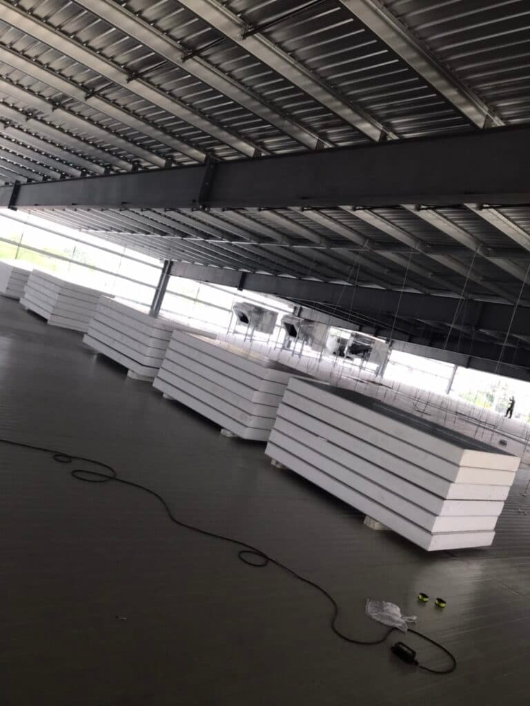 ห้องเย็นอาหารทะเลและอาหารแปรรูปในโซ่ความเย็น — Intercooling